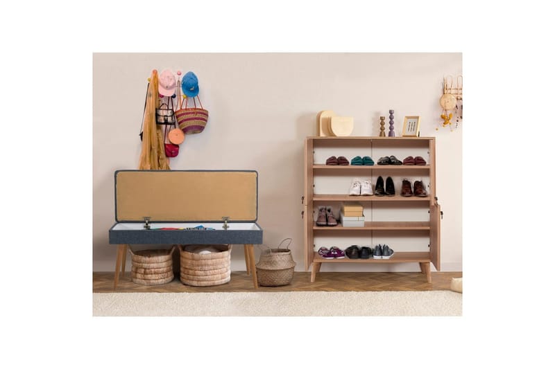 Anaya Hallmöbelset - Möbler - Stolar & fåtöljer - Sittbänk - Skobänk & skohylla med bänk