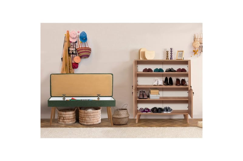 Anaya Hallmöbelset - Möbler - Stolar & fåtöljer - Sittbänk - Skobänk & skohylla med bänk