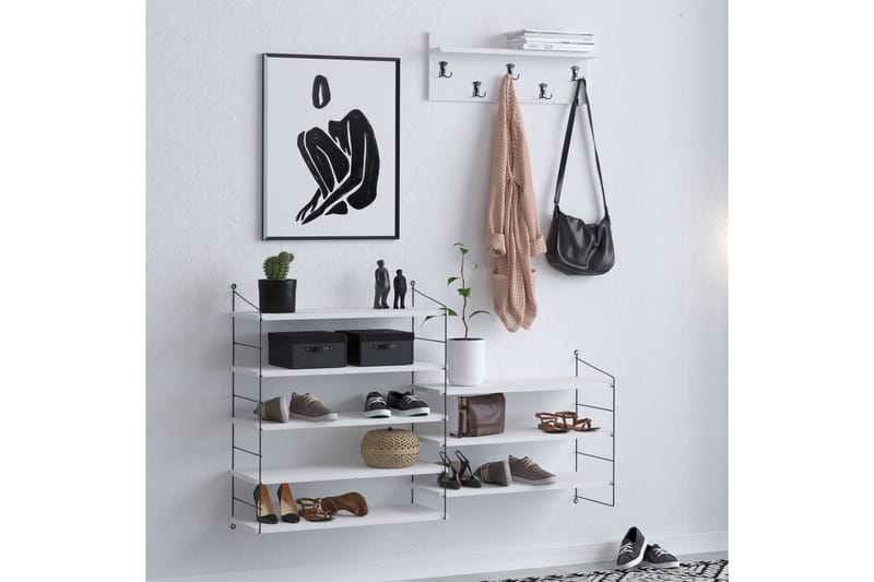 Bena Hallmöbelset Vit - Hanah Home - Möbler - Hallmöbler - Möbelset för hall & entre