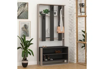 Bodsjö Klädförvaring 90 cm - Brun - Möbler - Hallmöbler - Möbelset för hall & entre