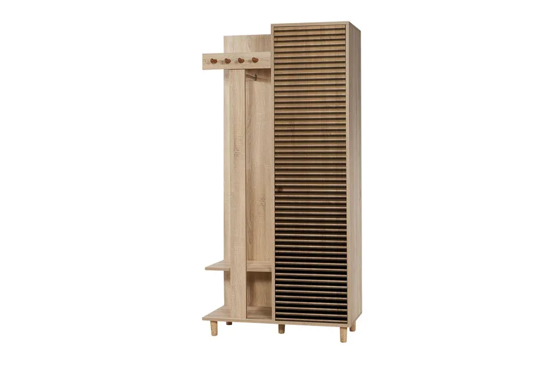 Brokind Klädförvaring 90 cm, Brun