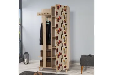 Brokind Klädförvaring 90 cm - Brun - Möbler - Hallmöbler - Möbelset för hall & entre