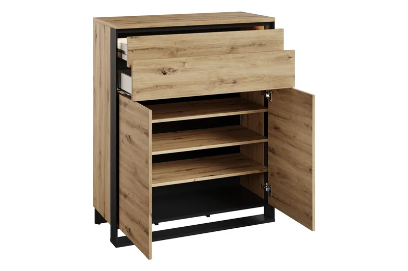 Dorana Hallmöbelset - Brun/Svart - Möbler - Hallmöbler - Möbelset för hall & entre