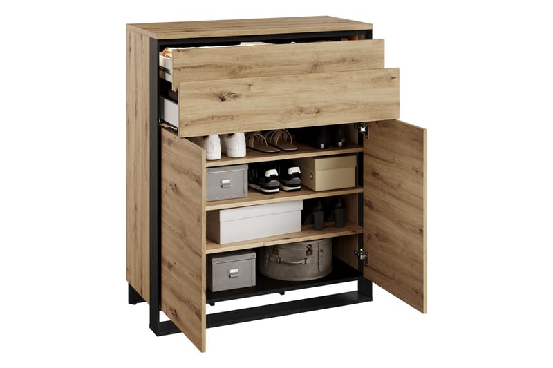 Dorana Hallmöbelset - Brun/Svart - Möbler - Hallmöbler - Möbelset för hall & entre