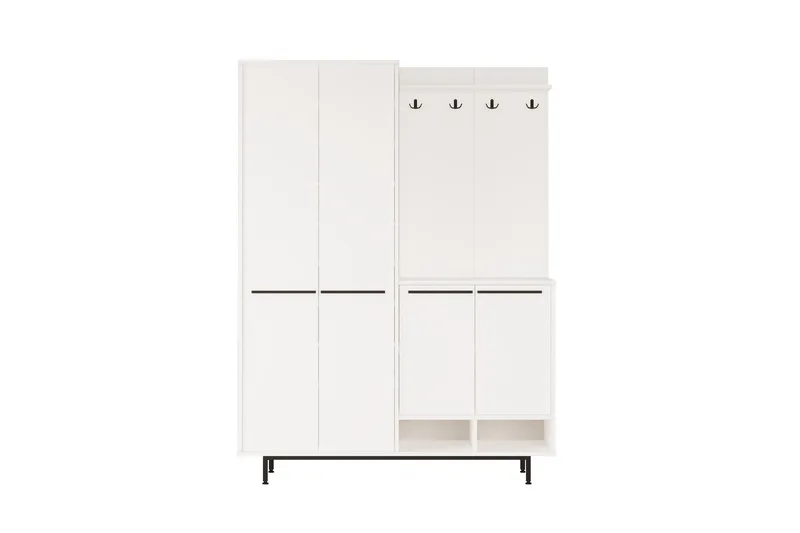 Ethelred Hallmöbelset - Vit - Möbler - Hallmöbler - Möbelset för hall & entre