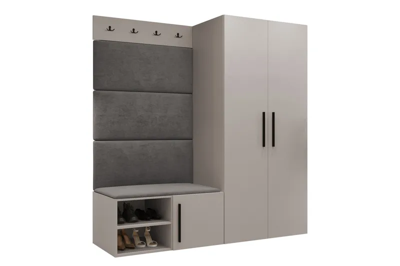 Farosa Hallmöbelset - Beige - Möbler - Hallmöbler - Möbelset för hall & entre