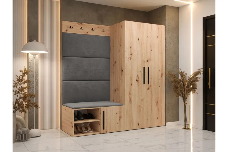 Farosa Hallmöbelset - Brun - Möbler - Hallmöbler - Möbelset för hall & entre