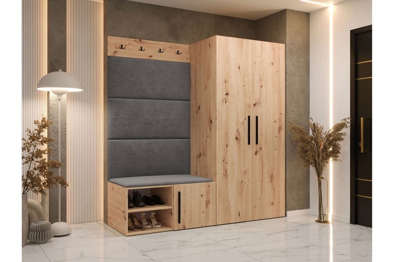 Farosa Hallmöbelset - Brun - Möbler - Hallmöbler - Möbelset för hall & entre