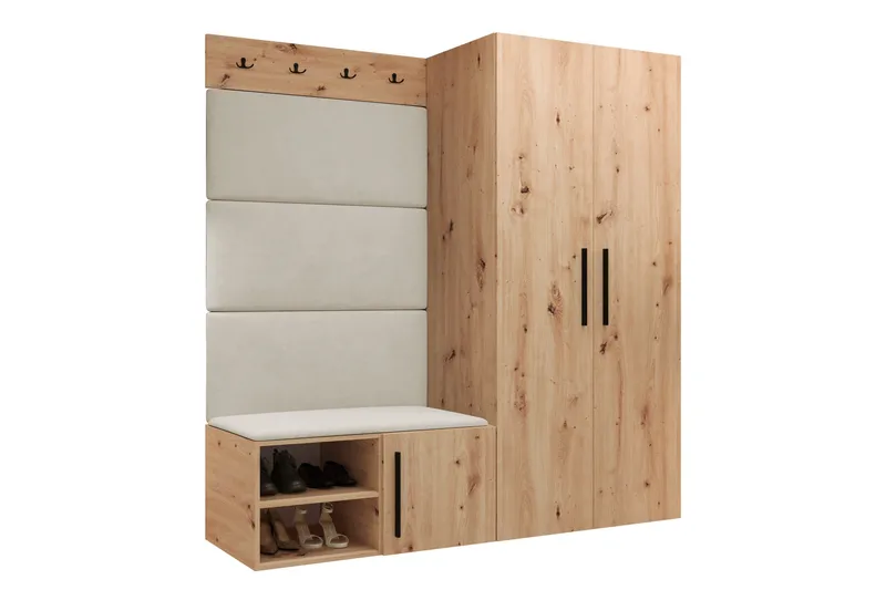 Farosa Hallmöbelset - Brun - Möbler - Hallmöbler - Möbelset för hall & entre