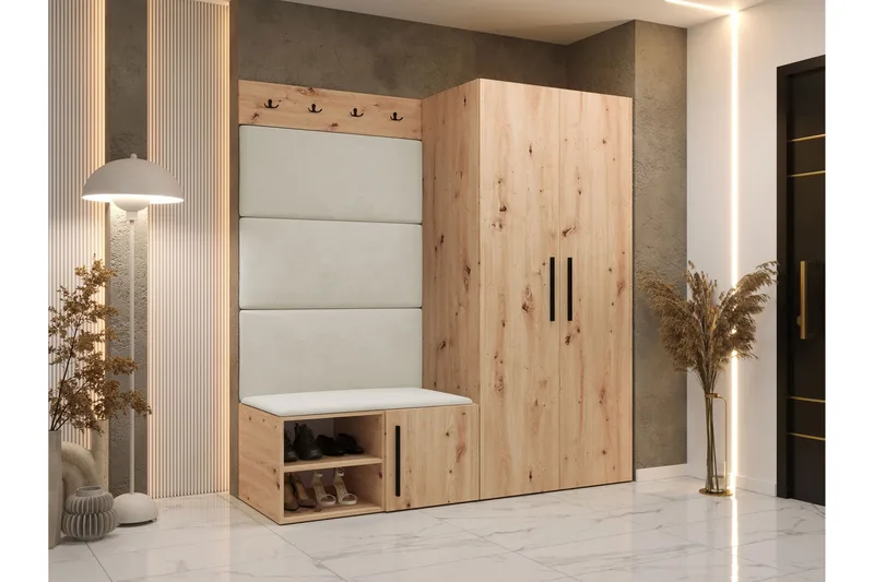 Farosa Hallmöbelset - Brun - Möbler - Hallmöbler - Möbelset för hall & entre