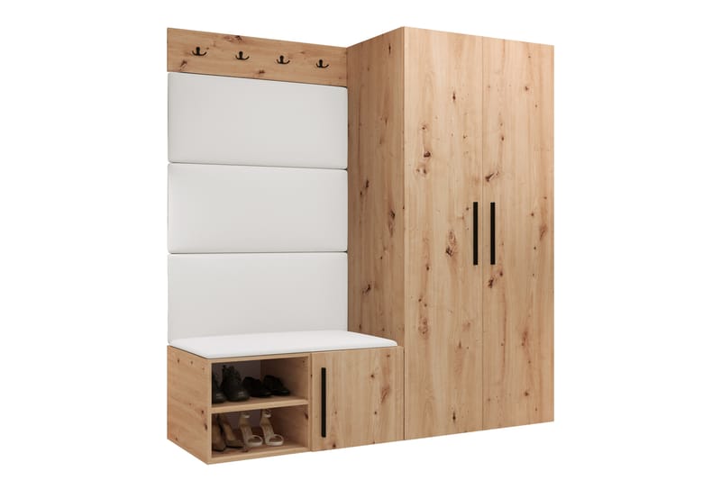 Farosa Hallmöbelset - Svart/Vit - Möbler - Hallmöbler - Möbelset för hall & entre