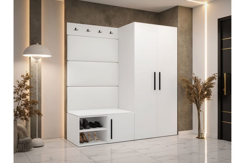 Farosa Hallmöbelset - Vit - Möbler - Hallmöbler - Möbelset för hall & entre