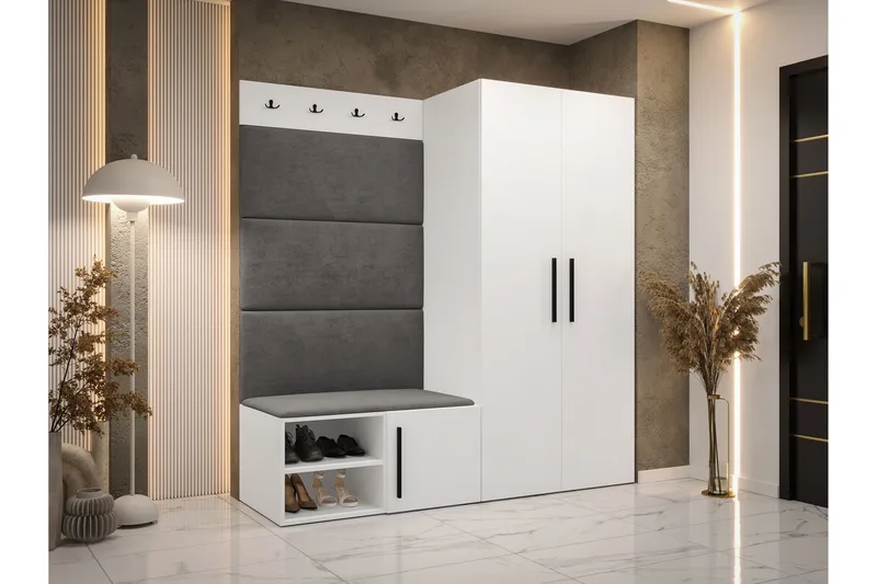 Farosa Hallmöbelset - Vit - Möbler - Hallmöbler - Möbelset för hall & entre