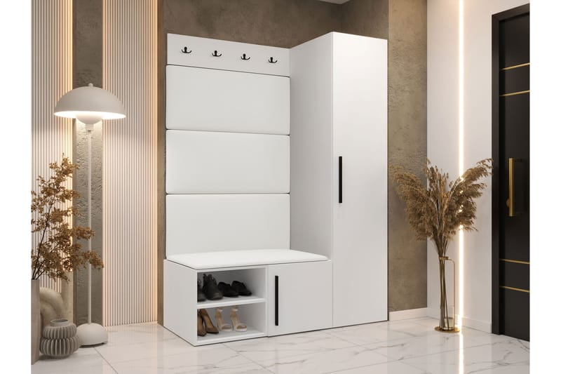 Farosa Hallmöbelset - Vit - Möbler - Hallmöbler - Möbelset för hall & entre