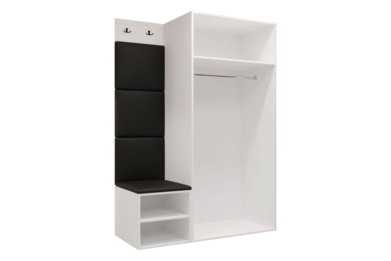Farosa Hallmöbelset - Vit/Svart - Möbler - Hallmöbler - Möbelset för hall & entre