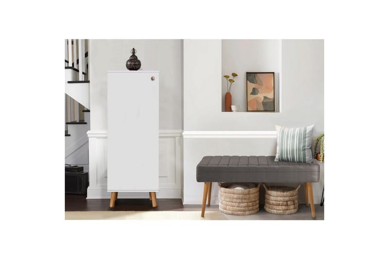 Gelsgan Hallmöbelset - Vit/Grå - Möbler - Hallmöbler - Möbelset för hall & entre