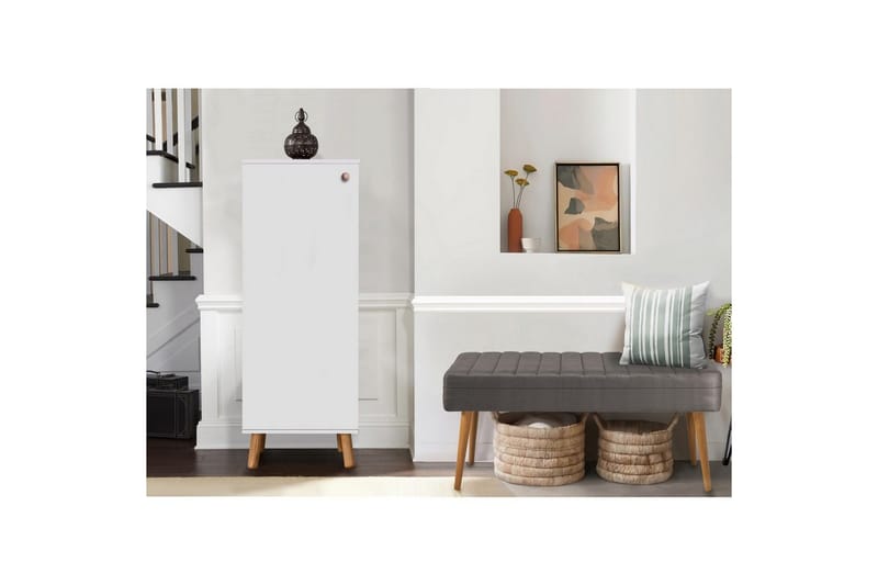 Gelsgan Hallmöbelset - Vit/Grå - Möbler - Hallmöbler - Möbelset för hall & entre