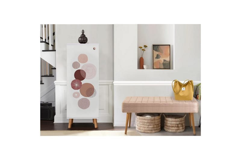 Gelsgan Hallmöbelset - Vit/Sten - Möbler - Hallmöbler - Möbelset för hall & entre