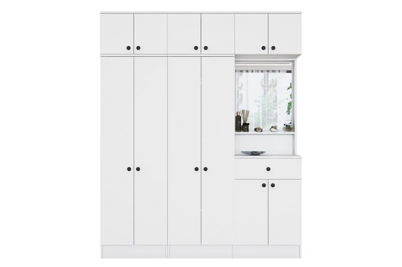 Hallmöbel Donel Vit, Vit