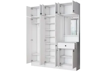 Hallmöbel Donel Vit - Vit - Möbler - Hallmöbler - Möbelset för hall & entre