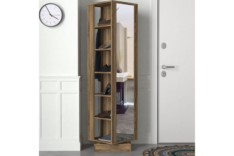 Hallmöbel Honi Valnöt - Mörkbrun - Möbler - Hallmöbler - Möbelset för hall & entre