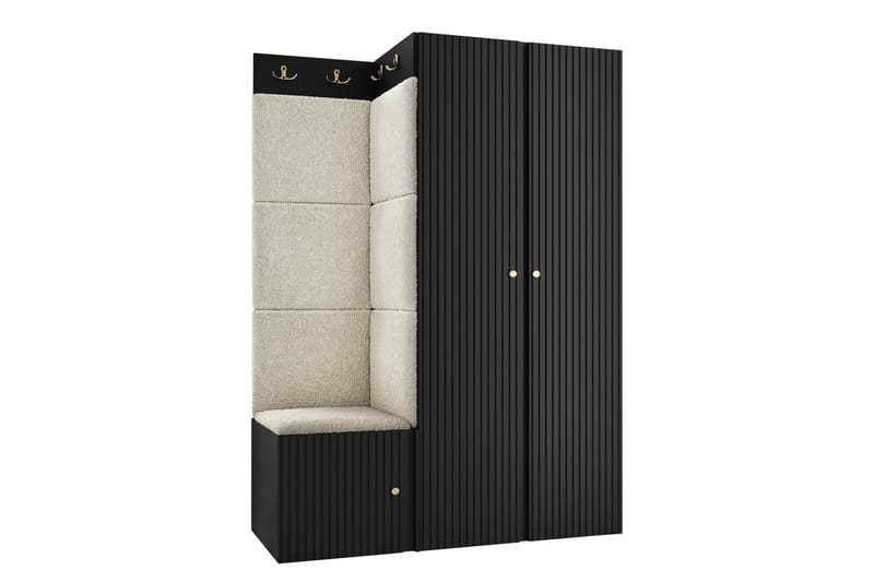 Hollan Hallmöbelset - Brun/Beige - Möbler - Hallmöbler - Möbelset för hall & entre