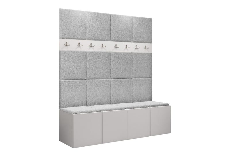 Hollan Hallmöbelset - Grå - Möbler - Hallmöbler - Möbelset för hall & entre