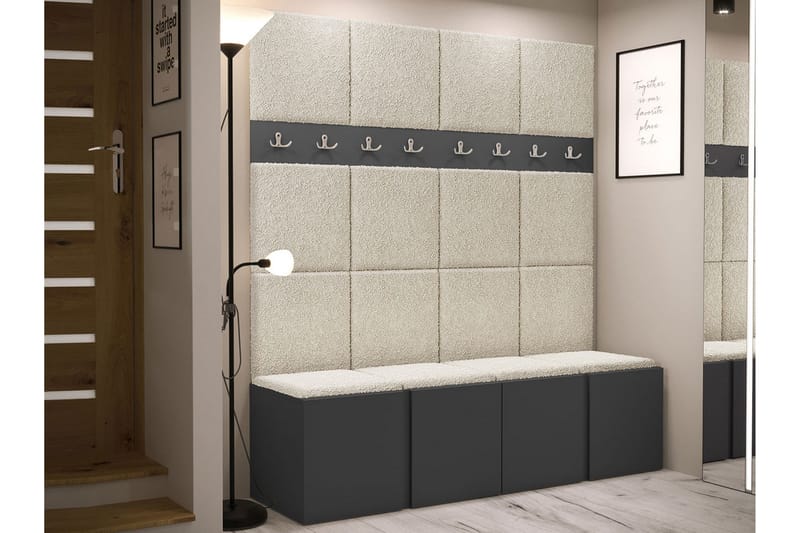 Hollan Hallmöbelset - Grå - Möbler - Hallmöbler - Möbelset för hall & entre