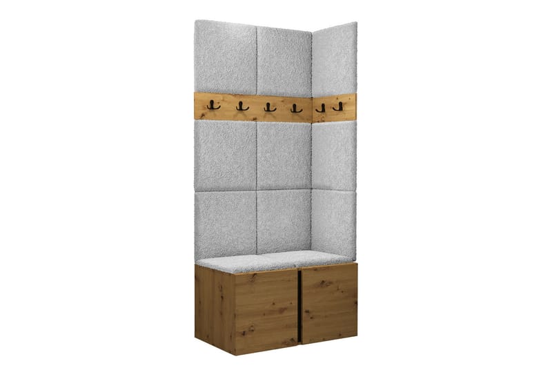 Hollan Hallmöbelset - Grå/Beige - Möbler - Hallmöbler - Möbelset för hall & entre