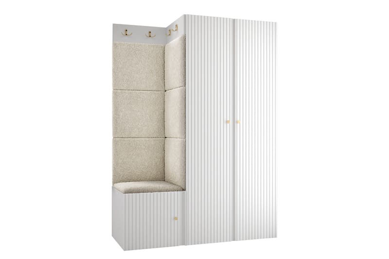 Hollan Hallmöbelset - Svart/Vit - Möbler - Hallmöbler - Möbelset för hall & entre