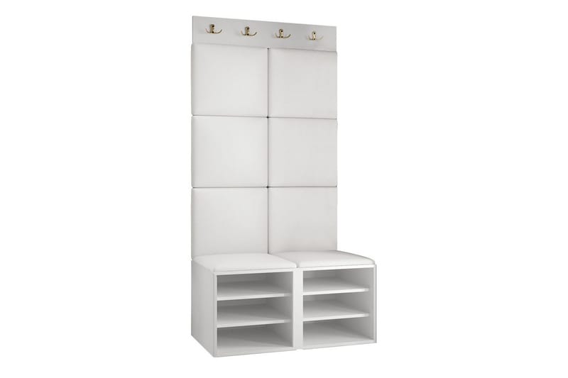 Hollan Hallmöbelset - Vit - Möbler - Hallmöbler - Möbelset för hall & entre