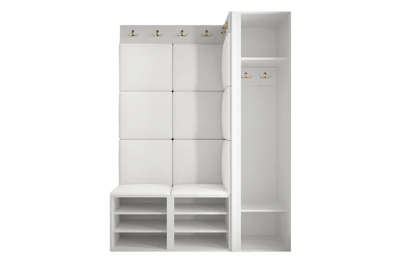 Hollan Hallmöbelset - Vit - Möbler - Hallmöbler - Möbelset för hall & entre