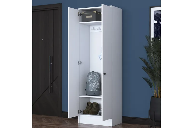 Hooda Hallmöbelset Vit - Hanah Home - Möbler - Hallmöbler - Möbelset för hall & entre