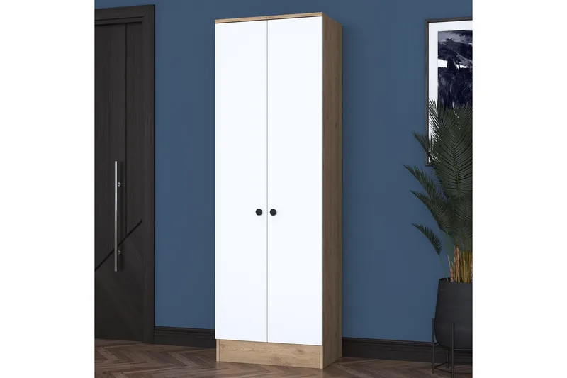 Hooda Hallmöbelset Vit/Brun - Hanah Home - Möbler - Hallmöbler - Möbelset för hall & entre