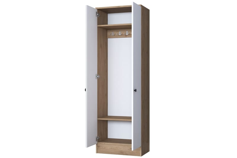 Hooda Hallmöbelset Vit/Brun - Hanah Home - Möbler - Hallmöbler - Möbelset för hall & entre