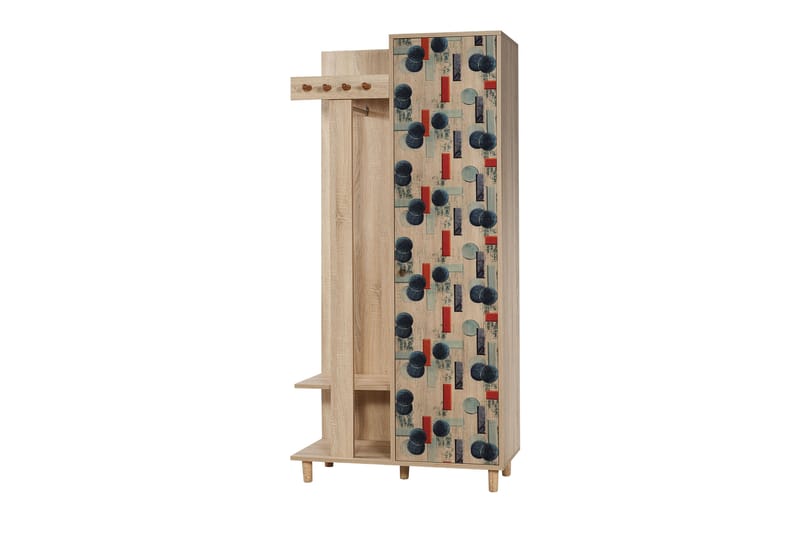 Brokind Klädförvaring 90 cm - Brun - Möbler - Hallmöbler - Möbelset för hall & entre