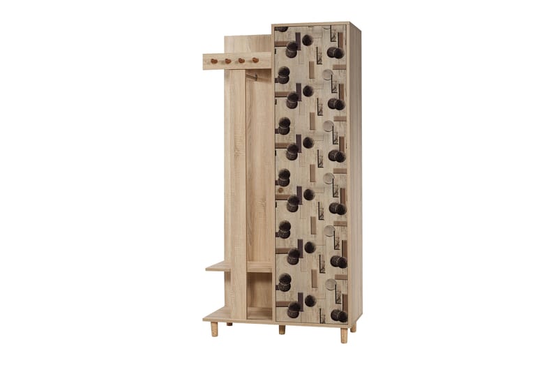 Brokind Klädförvaring 90 cm - Brun - Möbler - Hallmöbler - Möbelset för hall & entre