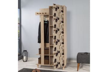 Brokind Klädförvaring 90 cm - Brun - Möbler - Hallmöbler - Möbelset för hall & entre