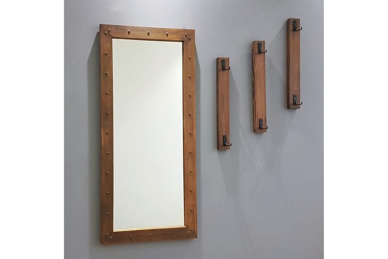 Delfelder Hallmöbel 110 cm - Valnöt - Möbler - Hallmöbler - Möbelset för hall & entre