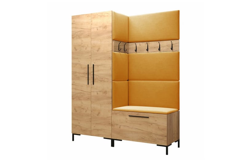 Dunvegan Hallmöbelset 158x44 cm - Brun - Möbler - Hallmöbler - Möbelset för hall & entre