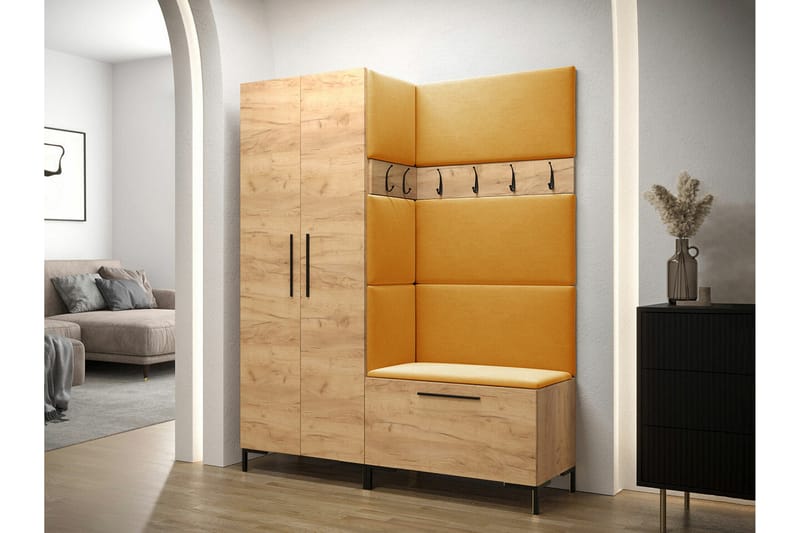 Dunvegan Hallmöbelset 158x44 cm - Brun - Möbler - Hallmöbler - Möbelset för hall & entre