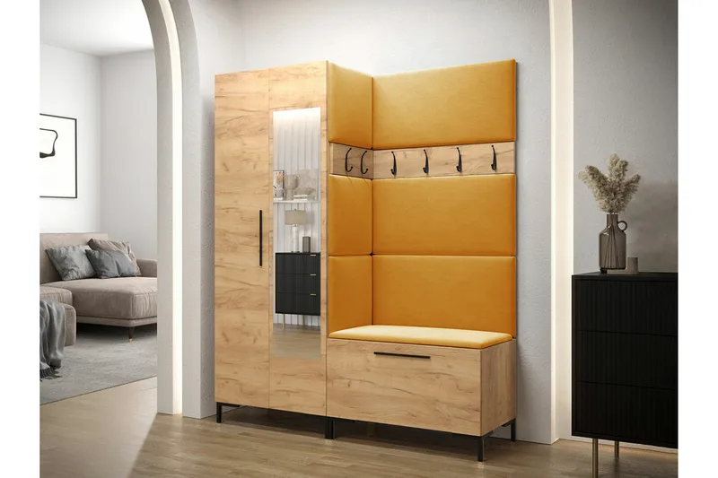 Dunvegan Hallmöbelset 158x46 cm Brown - Möbler - Hallmöbler - Möbelset för hall & entre