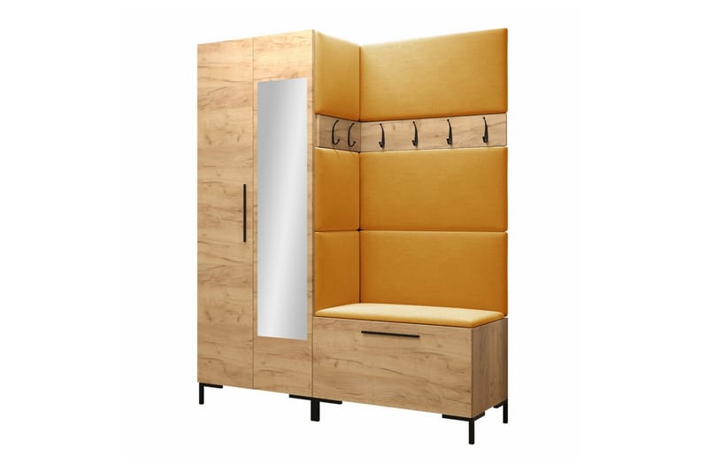 Dunvegan Hallmöbelset 158x46 cm - Brun - Möbler - Hallmöbler - Möbelset för hall & entre