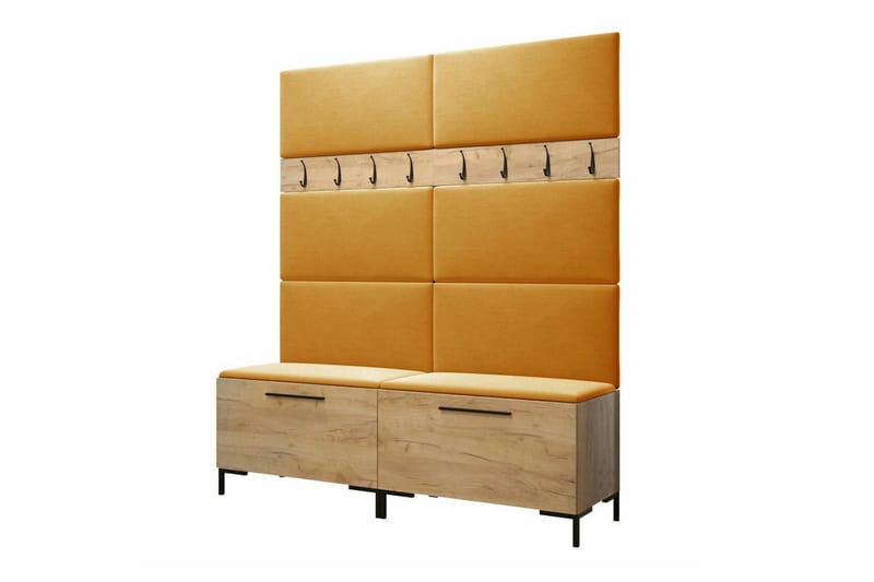 Dunvegan Hallmöbelset 168x46 cm - Brun - Möbler - Hallmöbler - Möbelset för hall & entre