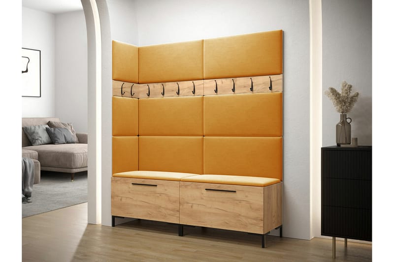 Dunvegan Hallmöbelset 168x46 cm - Brun - Möbler - Hallmöbler - Möbelset för hall & entre