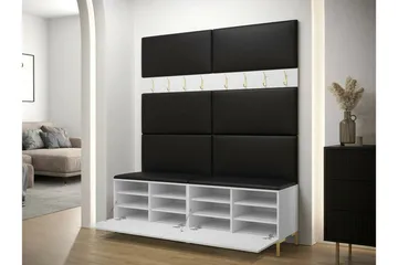 Dunvegan Hallmöbelset 168x46 cm - Mörkbrun - Möbler - Hallmöbler - Möbelset för hall & entre