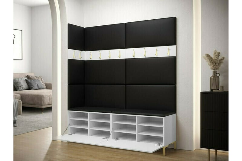 Dunvegan Hallmöbelset 168x46 cm - Svart - Möbler - Hallmöbler - Möbelset för hall & entre