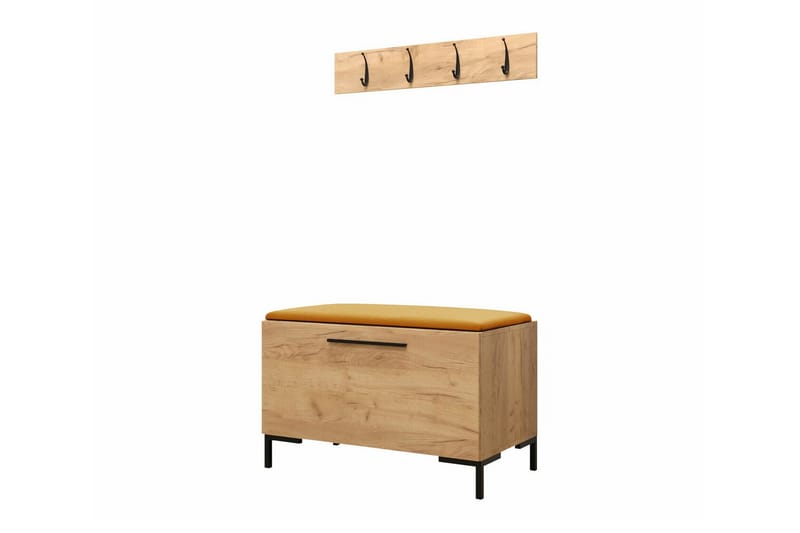 Dunvegan Hallmöbelset 84x44 cm - Brun - Möbler - Hallmöbler - Möbelset för hall & entre