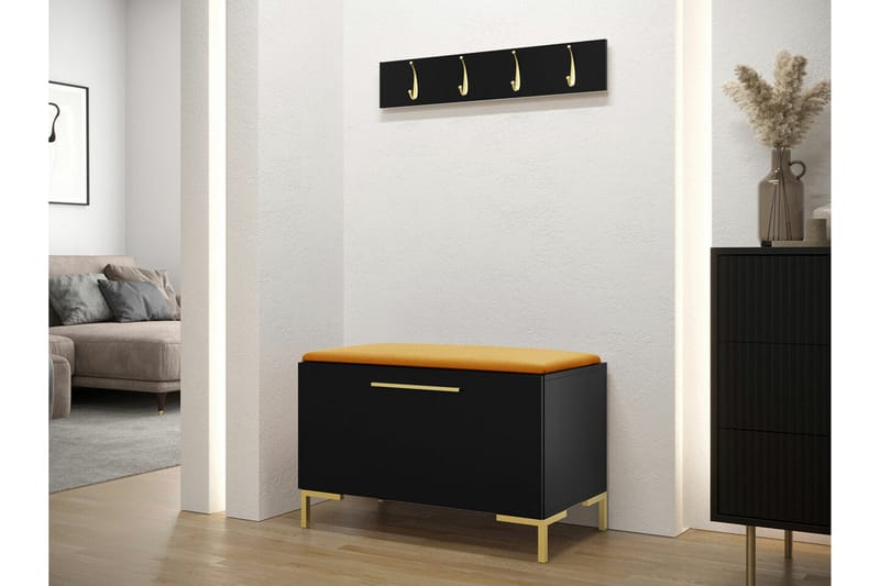 Dunvegan Hallmöbelset 84x44 cm - Svart - Möbler - Hallmöbler - Möbelset för hall & entre