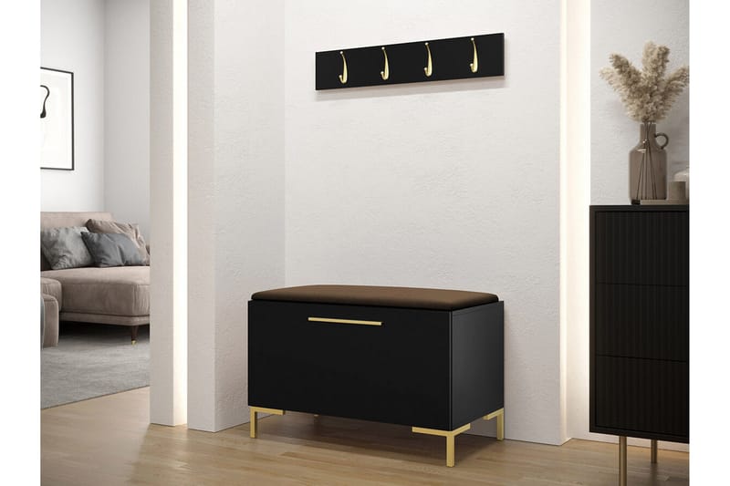 Dunvegan Hallmöbelset 84x44 cm - Svart - Möbler - Hallmöbler - Möbelset för hall & entre